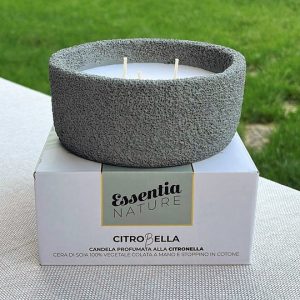 Candela Citronella Grigia 200gr – Essentia –