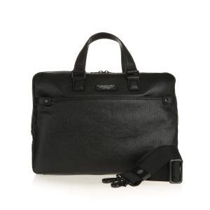 BORSA 2 ZIP  LINE PALM NERO